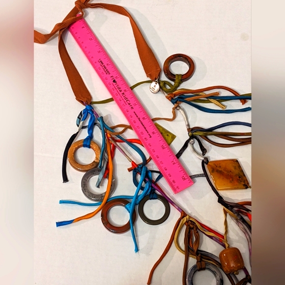 Silvia Tcherassi Rare Gemstone Couture Artisan Modern Art Necklace Avant Garde - Picture 7 of 16